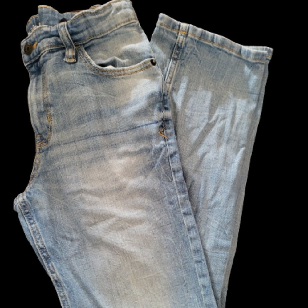 Boys' Stretch Straight Fit Jeans - Cat & Jack™ Light Blue size 16- 2 pair